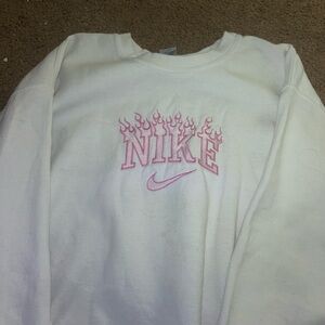 pink nike hoodie